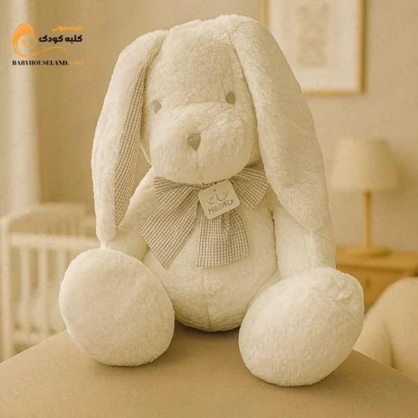 خرگوش پولشی نشسته 50cm فلای بای فلای FLYBYFLY