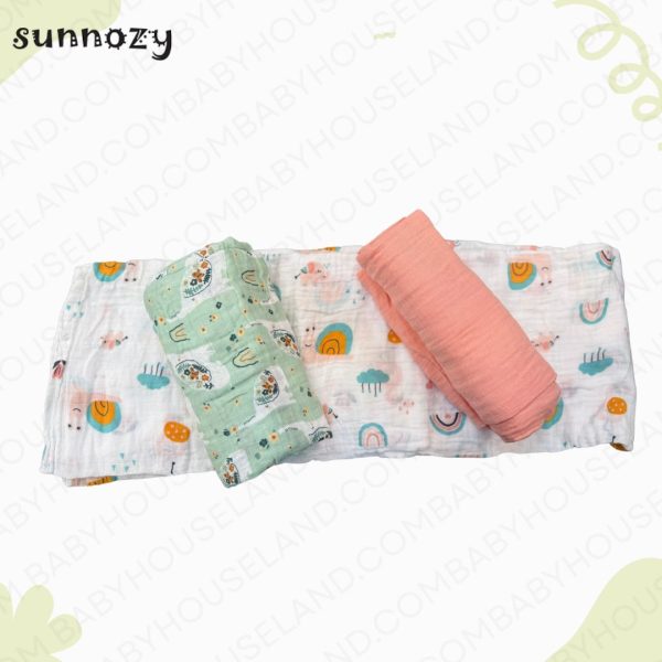 پارچه خشک کن پک ۳عددی طرح حلزون Sunnozy