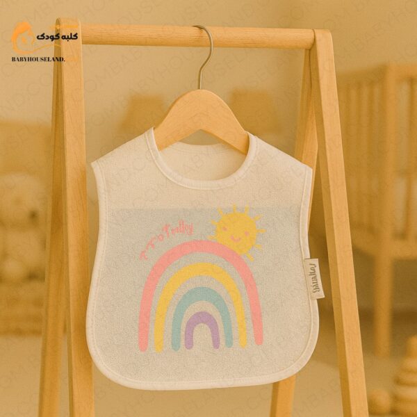 پیشبند طرح رنگین کمان Bibaby 75046