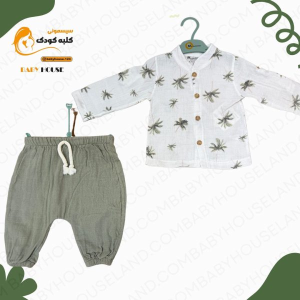 بلوز شلوار مسلین Minibubbles 220086