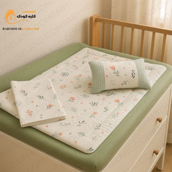 سرویس خواب ۳تیکه طرح گل sebi 9215