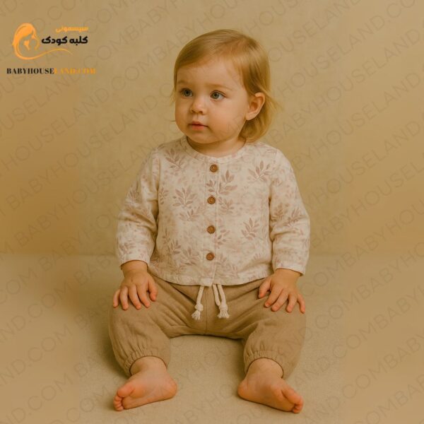 بلوز شلوار مسلین Minibubbles 22009