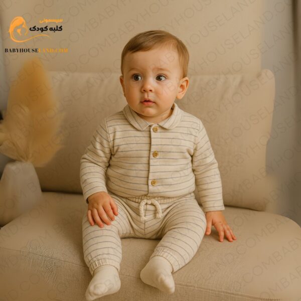 بلوز شلوار مسلین Minibubbles 562001