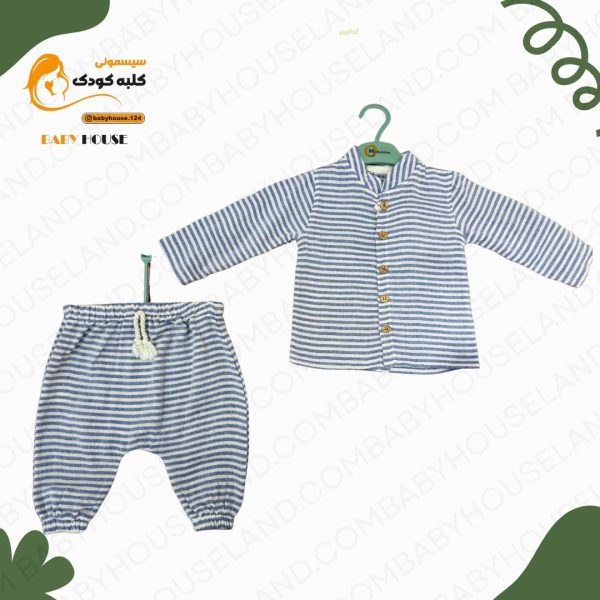 بلوز شلوار مسلینMinibubbles 56200