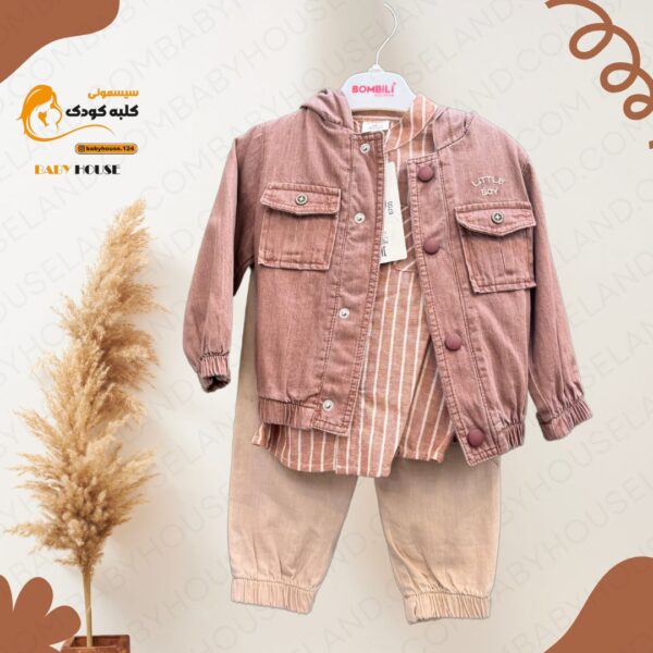 ست پیراهن شلوار 3تیکهbombili 6705