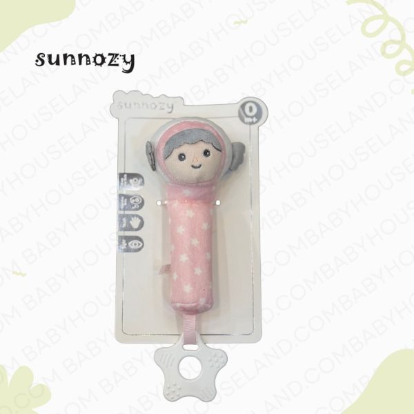 جغجغه نوزاد دختر پسر با لسه گیر sunnozy snty27-g