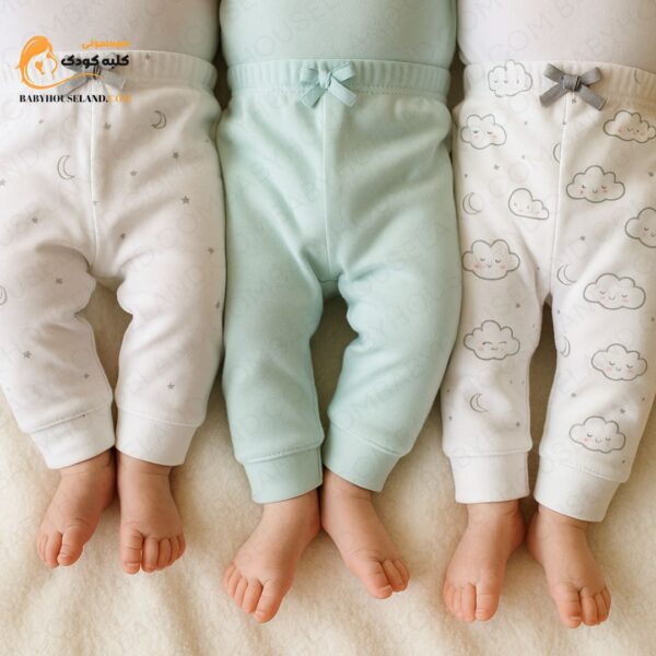 شلوار طرح ابر پک ۳عدد 382 sunnozy