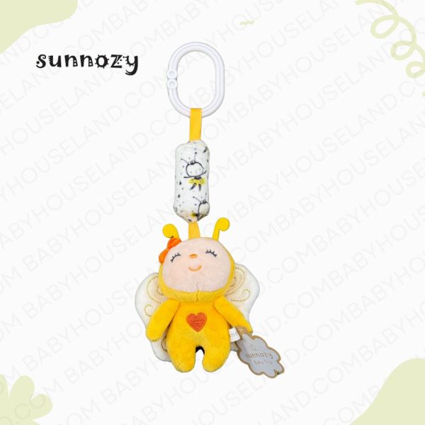 اویز کریر پروانه و گل پولشی موزیکال sunnozy snty76-c