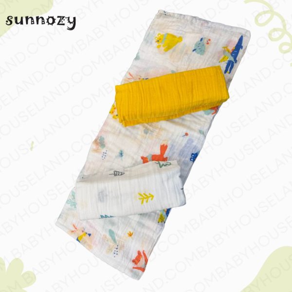 پارچه خشک کن پک ۳عددی طرح حیوانات Sunnozy
