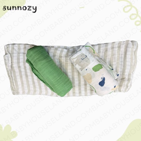 پارچه خشک کن پک ۳عددی طرح فیل Sunnozy