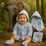 پک حوله ۴تیکه طرح فیل