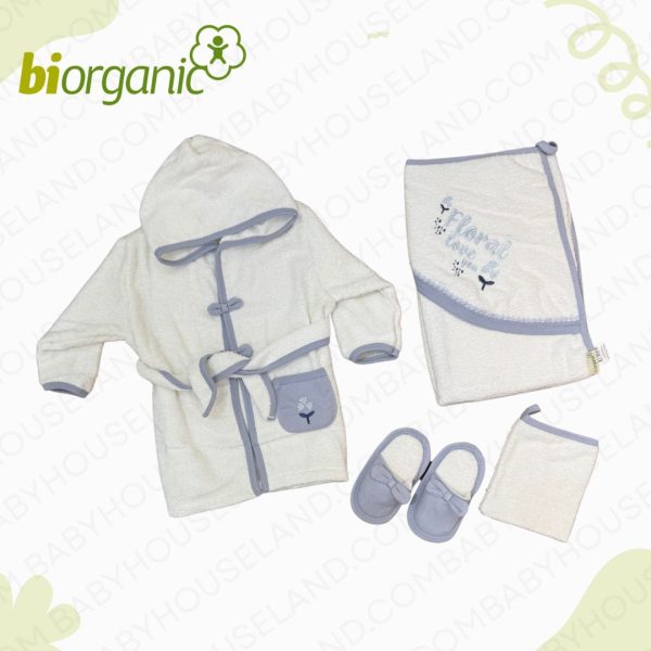 پک حوله ۴تیکه طرح گل biorganic 66484