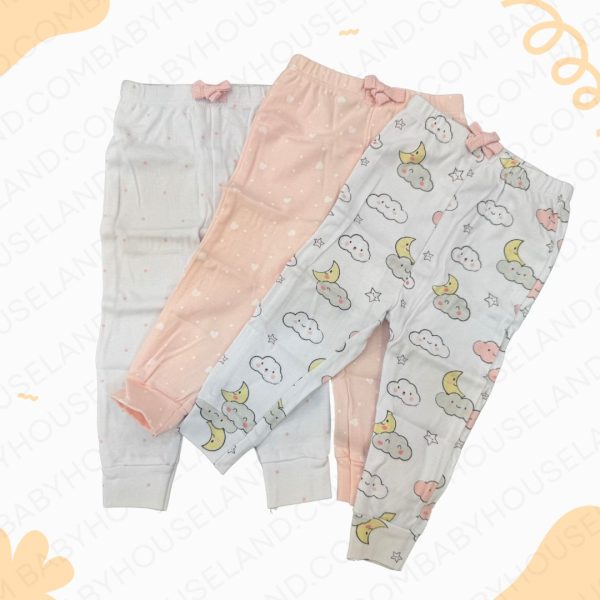 شلوار طرح ابرماه پک ۳عدد 384 sunnozy