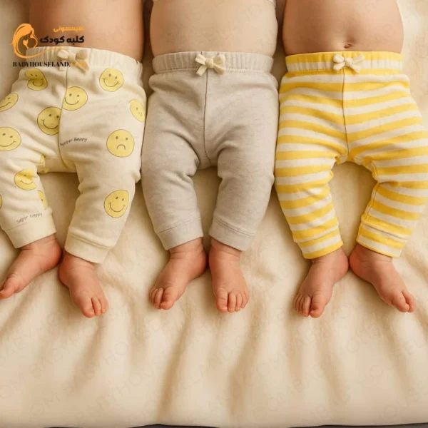 شلوار طرح ایموجی پک ۳عدد 383 sunnozy