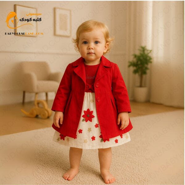 پیراهن دخترانه top kids 2329