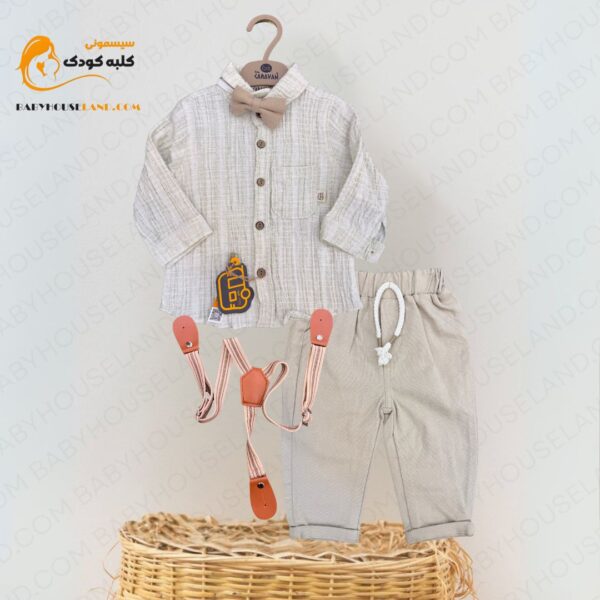 ست بلوز شلوار 3تیکه 2530 caravan baby
