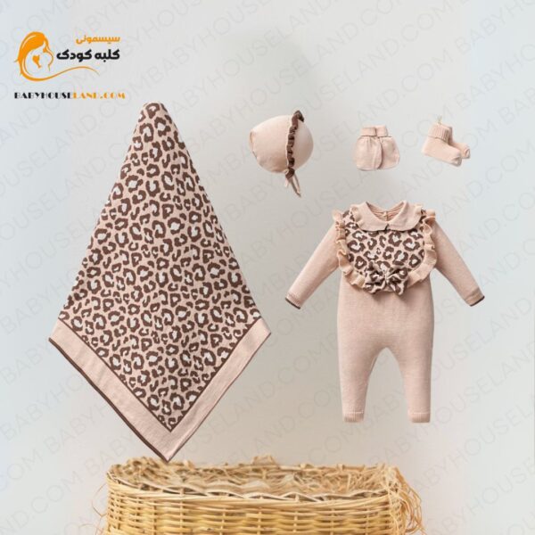 ست 5تیکه دخترانه پلنگی NipperLand8222