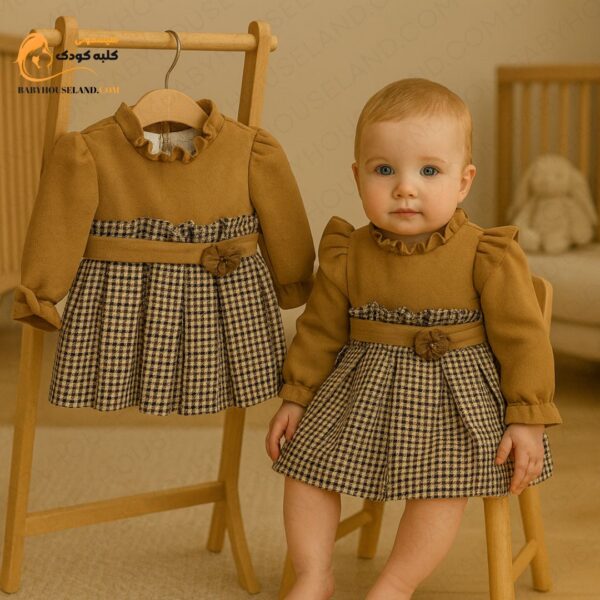 پیراهن دخترانه top kids 3197