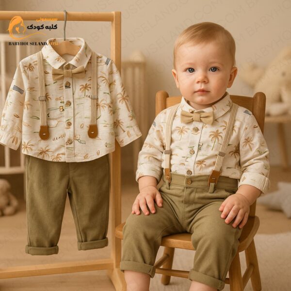 ست بلوز شلوار 3تیکه 2524 caravan baby