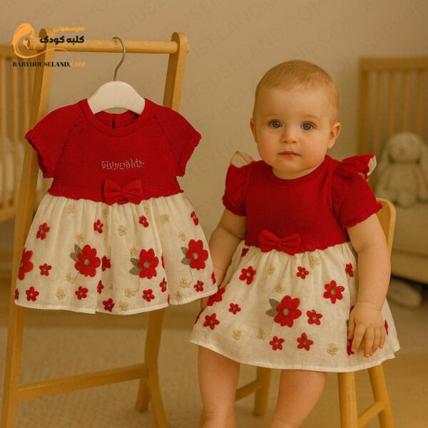 پیراهن دخترانه top kids 2329