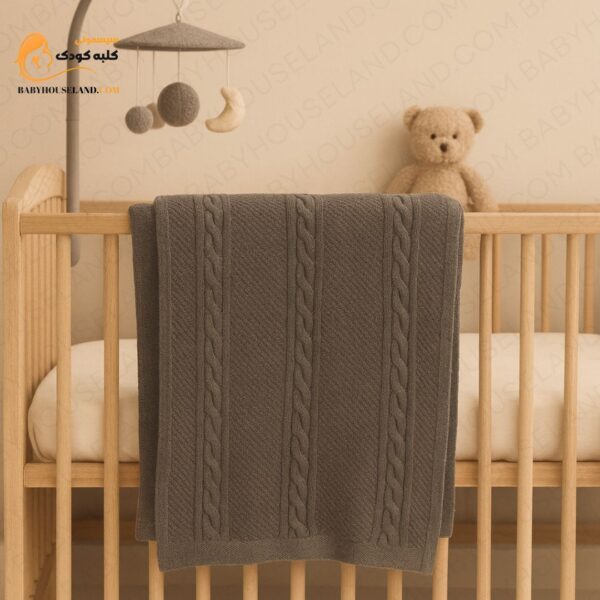 پتو بافت دورپیچ BabyMia 8041