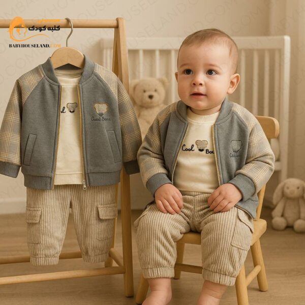 ست زمستانه۳تیکه پسرانه bebus kids ۱۶۲۶۶